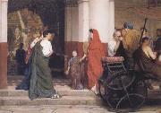 Alma-Tadema, Sir Lawrence Entrance to a Roman Theatre (mk23) Spain oil painting artist